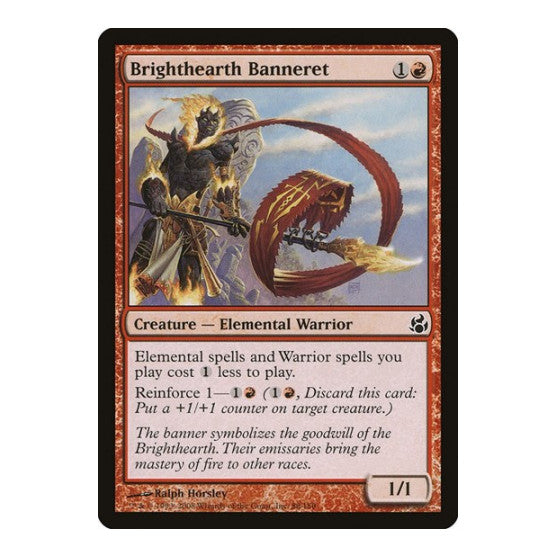 Brighthearth Banneret (MOR) #88 Common (Lightly Played) Morningtide Magic: The Gathering: 2008