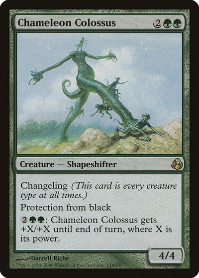 Chameleon Colossus (MOR) #116 Rare (Near Mint) Morningtide Magic: The Gathering: 2008