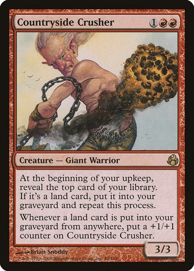 Countryside Crusher (MOR) #89 Rare (Lightly Played) Morningtide Magic: The Gathering: 2008
