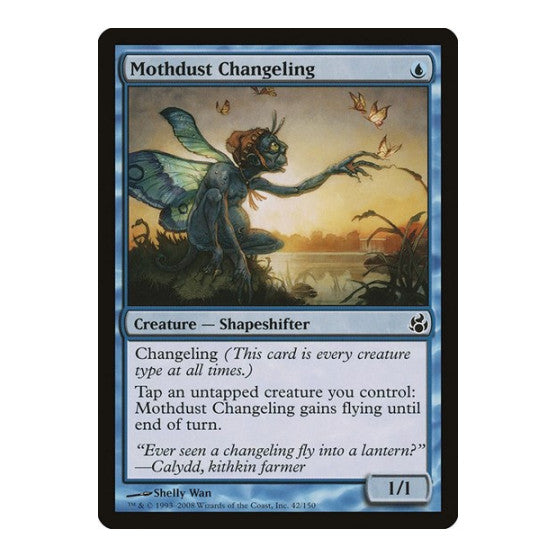 Mothdust Changeling (MOR) #42 Common (Lightly Played) Morningtide Magic: The Gathering: 2008