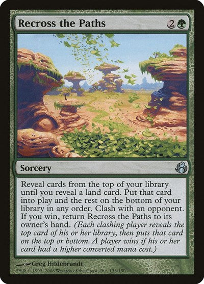 Recross the Paths (MOR) #133 Uncommon (Lightly Played) Morningtide Magic: The Gathering: 2008