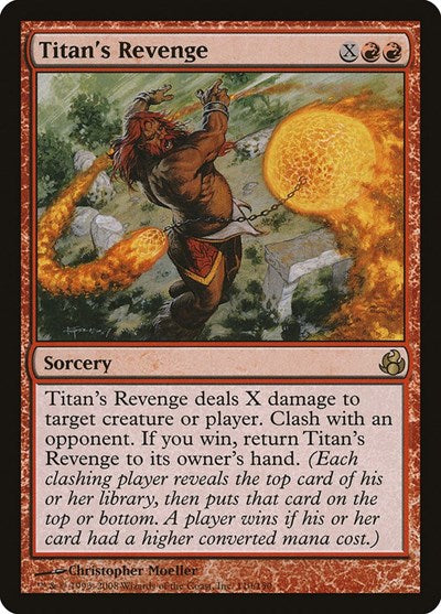 Titans Revenge (MOR) #110 Rare (Lightly Played) Morningtide Magic: The Gathering: 2008