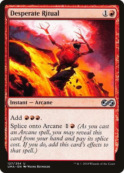 Desperate Ritual (UMA) #127 Uncommon (Moderately Played) Ultimate Masters Magic: The Gathering: 2018