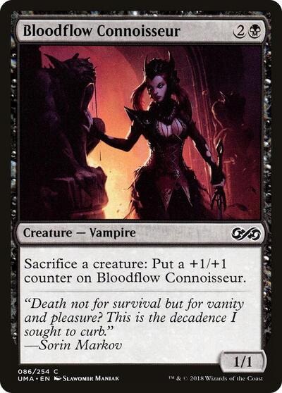 Bloodflow Connoisseur (UMA) #86 Common (Moderately Played) Ultimate Masters Magic: The Gathering: 2018