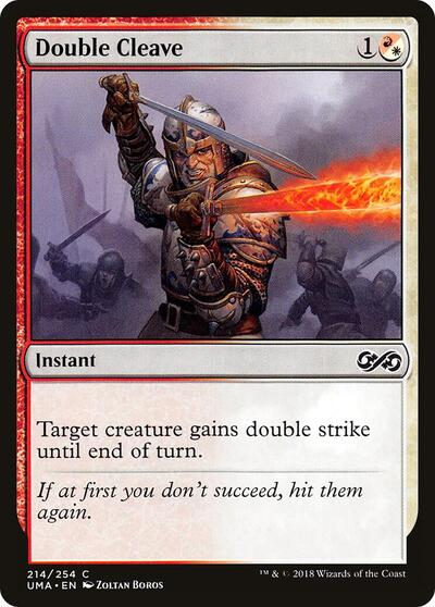 Double Cleave (UMA) #214 Common (Lightly Played) Ultimate Masters Magic: The Gathering: 2018