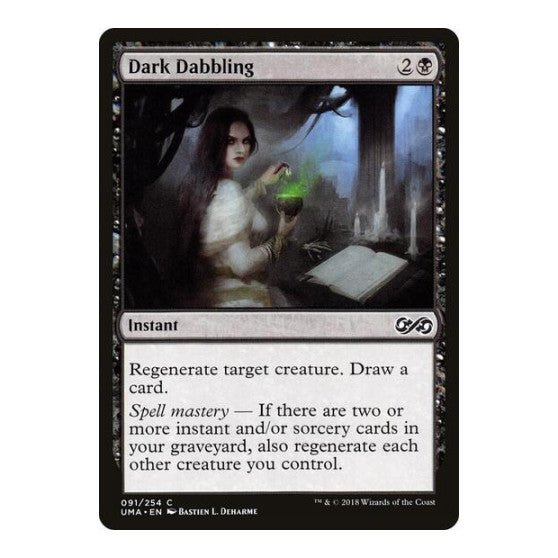Dark Dabbling (UMA) #91 Common (Lightly Played) Ultimate Masters Magic: The Gathering: 2018