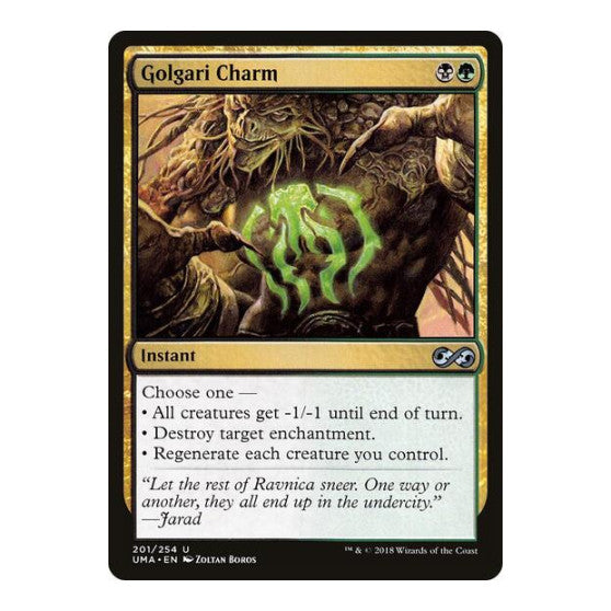 Golgari Charm (UMA) #201 Uncommon (Lightly Played) Ultimate Masters Magic: The Gathering: 2018