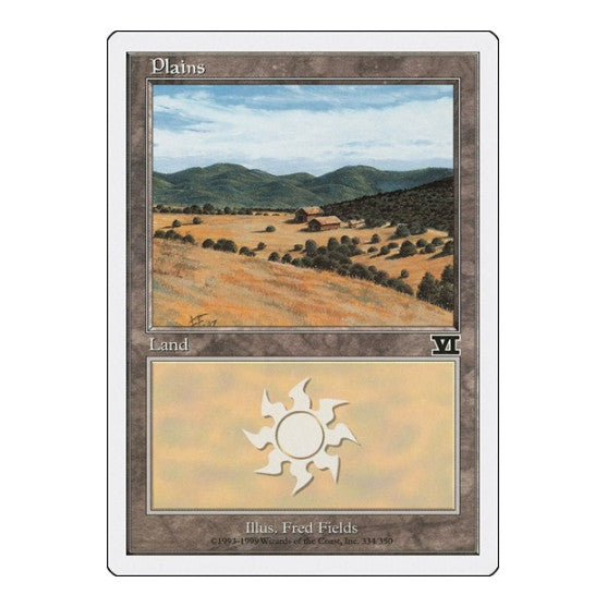 Plains 334 (6ED) #334 Land Classic Sixth Edition Magic: The Gathering: 1999