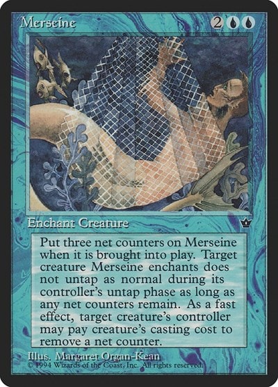 Merseine (Organ-Kean) (FEM) #23b Common (Heavily Played) Fallen Empires Magic: The Gathering: 1994
