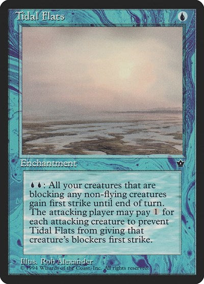 Tidal Flats Alexander Marsh (FEM) #27b Common (Heavily Played) Fallen Empires Magic: The Gathering: 1994