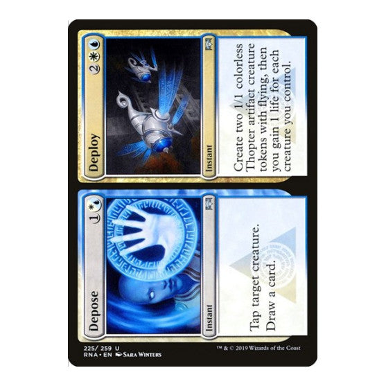 Depose Deploy (RNA) #225 Uncommon (Lightly Played) Ravnica Allegiance Magic: The Gathering: 2019