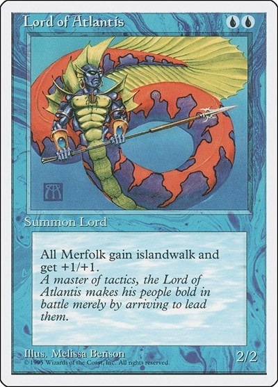 Lord of Atlantis (4ED) #82 Rare Fourth Edition Magic: The Gathering: 1995