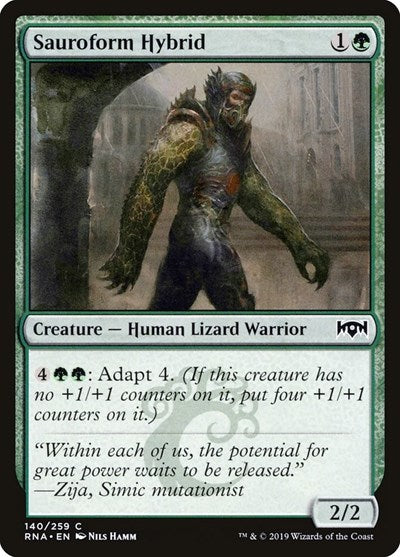 Sauroform Hybrid (RNA) #140 Common (Lightly Played) Ravnica Allegiance Magic: The Gathering: 2019