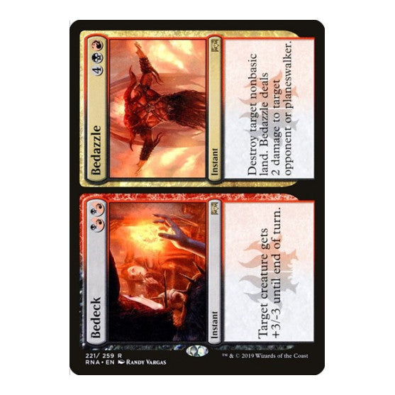Bedeck Bedazzle (RNA) #221 Rare (Moderately Played) Ravnica Allegiance Magic: The Gathering: 2019