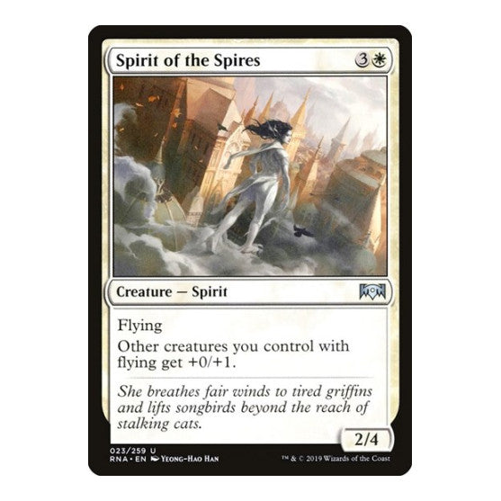 Spirit of the Spires (RNA) #23 Uncommon (Lightly Played) Ravnica Allegiance Magic: The Gathering: 2019