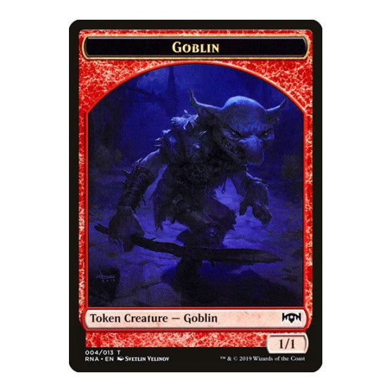 Goblin Token (RNA) #4 T (Lightly Played) Ravnica Allegiance Magic: The Gathering: 2019