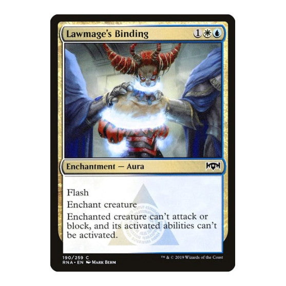 Lawmages Binding (RNA) #190 Common Ravnica Allegiance Magic: The Gathering: 2019