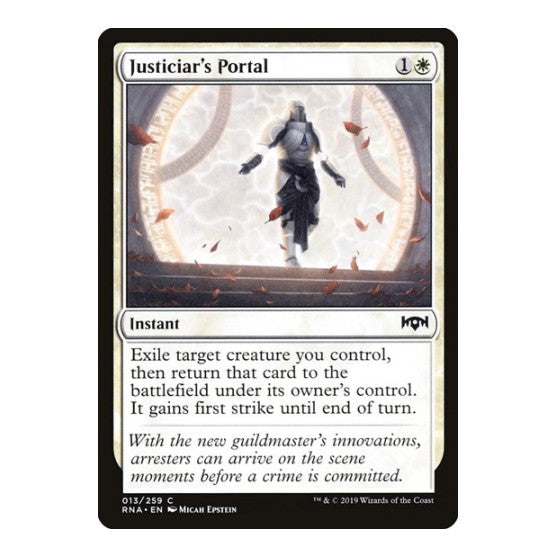 Justiciars Portal (RNA) #13 Common (Lightly Played) Ravnica Allegiance Magic: The Gathering: 2019