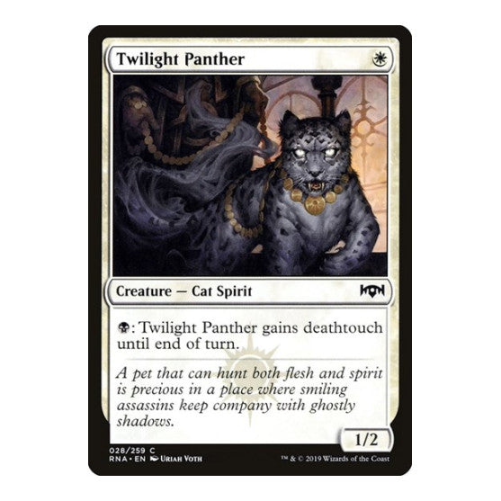 Twilight Panther (RNA) #28 Common (Lightly Played) Ravnica Allegiance Magic: The Gathering: 2019