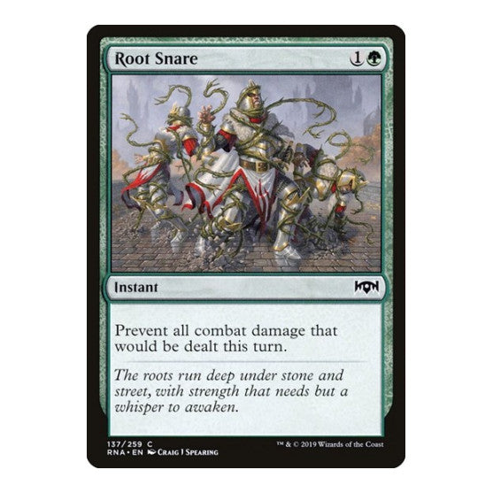 Root Snare (RNA) #137 Common (Lightly Played) Ravnica Allegiance Magic: The Gathering: 2019