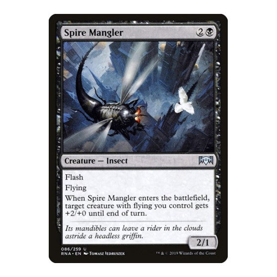 Spire Mangler (RNA) #86 Uncommon (Lightly Played) Ravnica Allegiance Magic: The Gathering: 2019