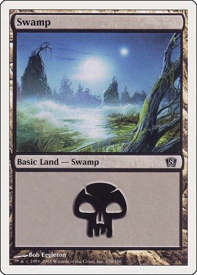 Swamp (339) (8ED) #339 Land 8th Edition Magic: The Gathering: 2003