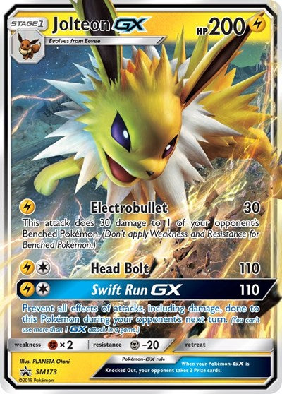 Jolteon GX - SM173 (SMP) #SM173 Promo (Holofoil Near Mint) SM Promos Pokemon: 2016