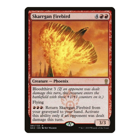 Skarrgan Firebird (GK2) #81 Rare (Lightly Played) Ravnica Allegiance: Guild Kits Magic: The Gathering: 2019
