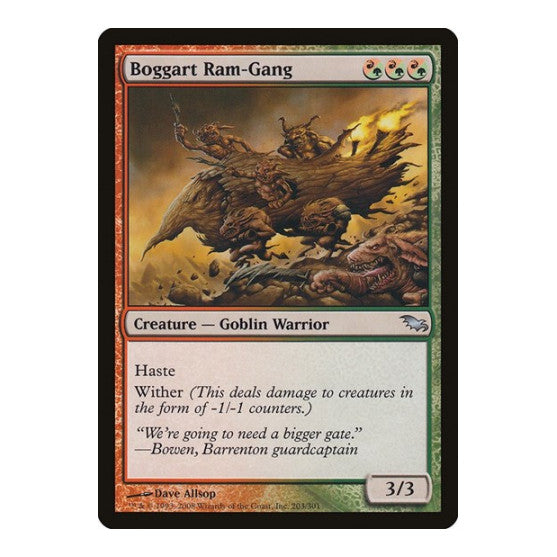 Boggart Ram Gang (SHM) #203 Uncommon Shadowmoor Magic: The Gathering: 2008