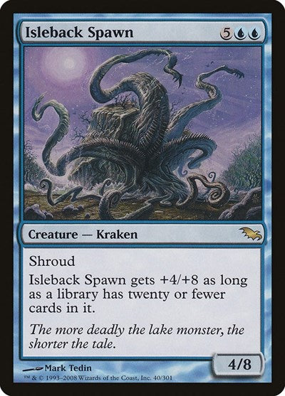 Isleback Spawn (SHM) #40 Rare (Moderately Played) Shadowmoor Magic: The Gathering: 2008
