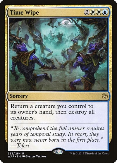 Time Wipe (WAR) #223 Rare (Lightly Played) War of the Spark Magic: The Gathering: 2019