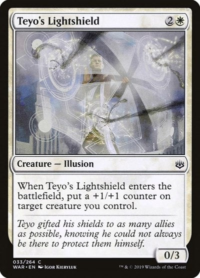Teyo's Lightshield (WAR) #33 Common (Lightly Played) War of the Spark Magic: The Gathering: 2019