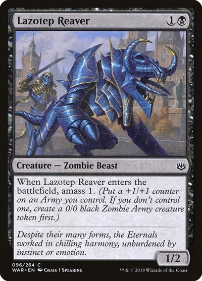 Lazotep Reaver (WAR) #96 Common (Moderately Played) War of the Spark Magic: The Gathering: 2019