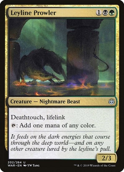 Leyline Prowler (WAR) #202 Uncommon (Near Mint) War of the Spark Magic: The Gathering: 2019