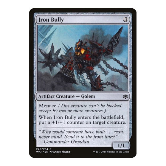 Iron Bully (WAR) #240 Common (Lightly Played) War of the Spark Magic: The Gathering: 2019