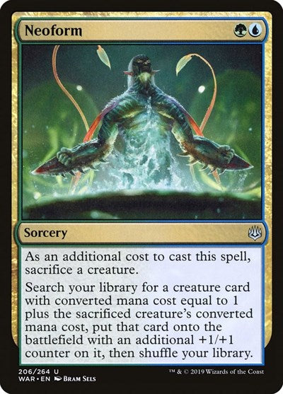 Neoform (WAR) #206 Uncommon (Near Mint) War of the Spark Magic: The Gathering: 2019