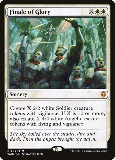 Finale of Glory (WAR) #12 Mythic Rare (Near Mint) War of the Spark Magic: The Gathering: 2019