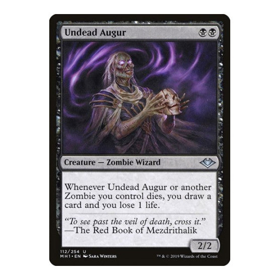 Undead Augur (MH1) #112 Uncommon (Lightly Played) Modern Horizons Magic: The Gathering: 2019