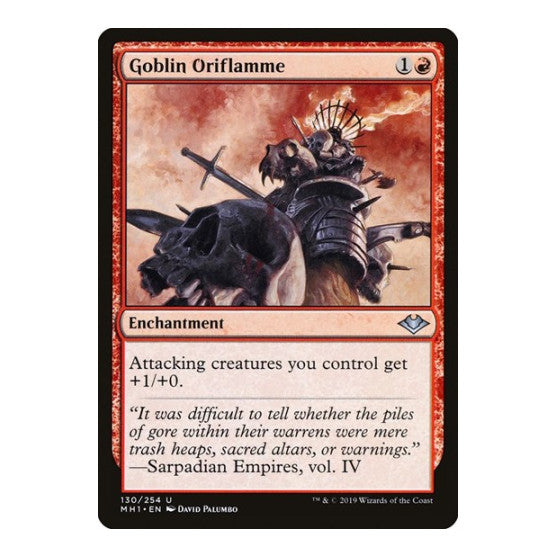 Goblin Oriflamme (MH1) #130 Uncommon Modern Horizons Magic: The Gathering: 2019
