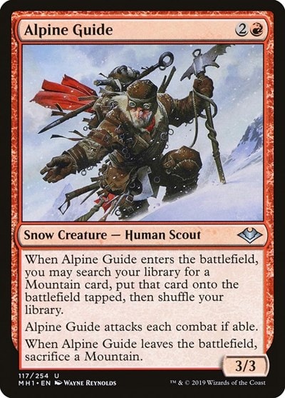 Alpine Guide (MH1) #117 Uncommon (Lightly Played) Modern Horizons Magic: The Gathering: 2019
