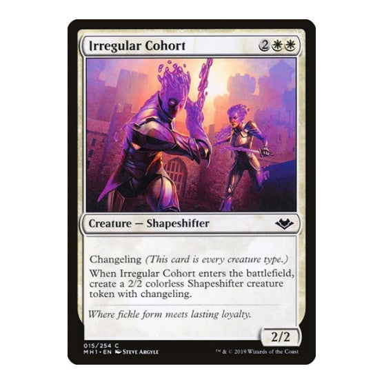 Irregular Cohort (MH1) #15 Common (Lightly Played) Modern Horizons Magic: The Gathering: 2019