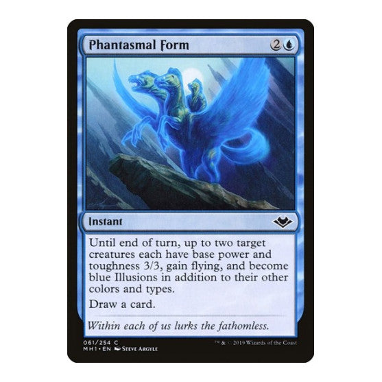 Phantasmal Form (MH1) #61 Common (Lightly Played) Modern Horizons Magic: The Gathering: 2019