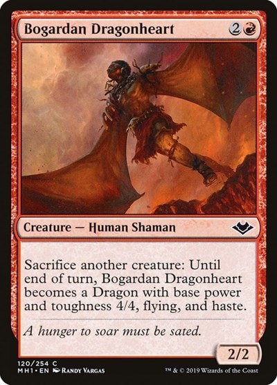 Bogardan Dragonheart (MH1) #120 Common (Lightly Played) Modern Horizons Magic: The Gathering: 2019