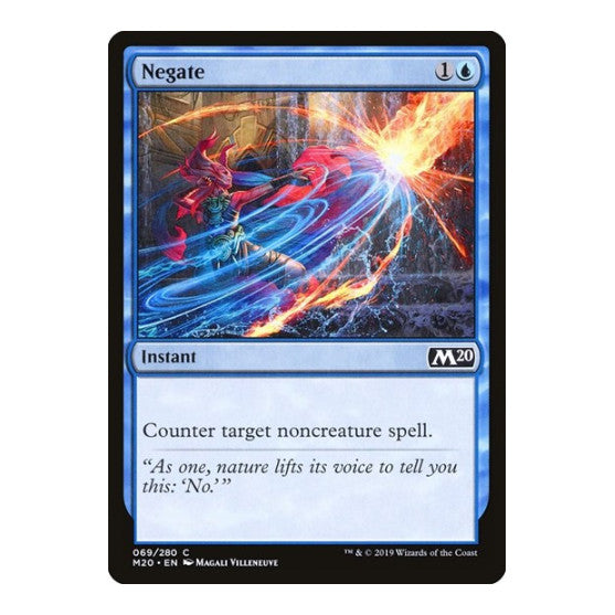 Negate (M20) #69 Common (Lightly Played) Core Set 2020 Magic: The Gathering: 2019