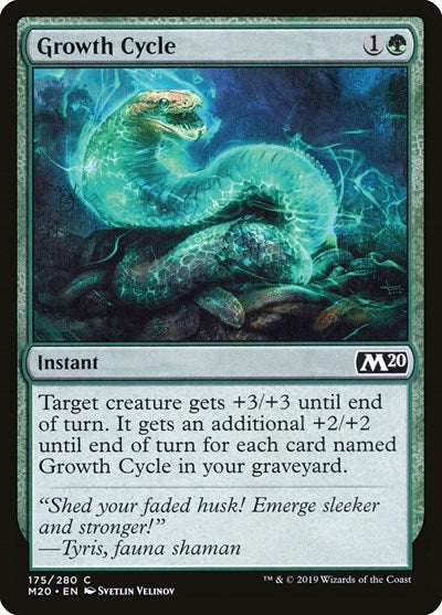 Growth Cycle (M20) #175 Common (Lightly Played) Core Set 2020 Magic: The Gathering: 2019