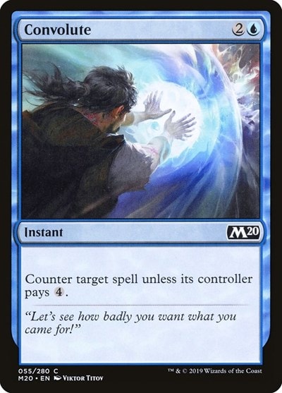 Convolute (M20) #55 Common (Lightly Played) Core Set 2020 Magic: The Gathering: 2019