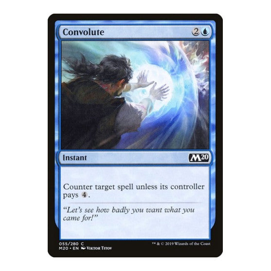 Convolute (M20) #55 Common (Lightly Played) Core Set 2020 Magic: The Gathering: 2019