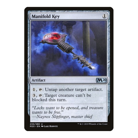Manifold Key (M20) #230 Uncommon (Foil Near Mint) Core Set 2020 Magic: The Gathering: 2019