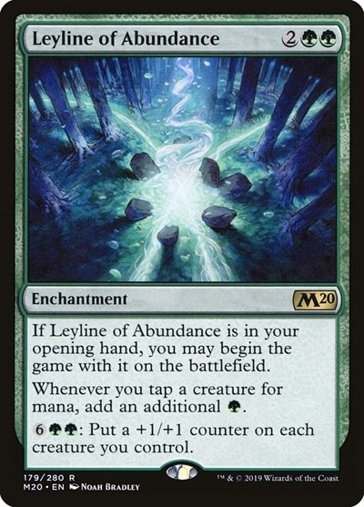 Leyline of Abundance (M20) #179 Rare (Near Mint) Core Set 2020 Magic: The Gathering: 2019