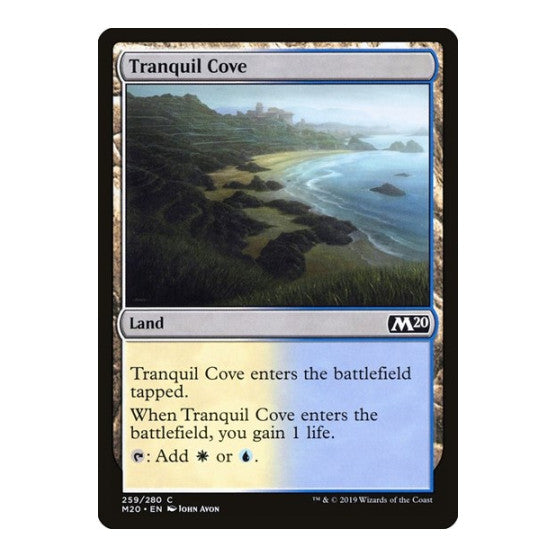 Tranquil Cove (M20) #259 Common (Lightly Played) Core Set 2020 Magic: The Gathering: 2019